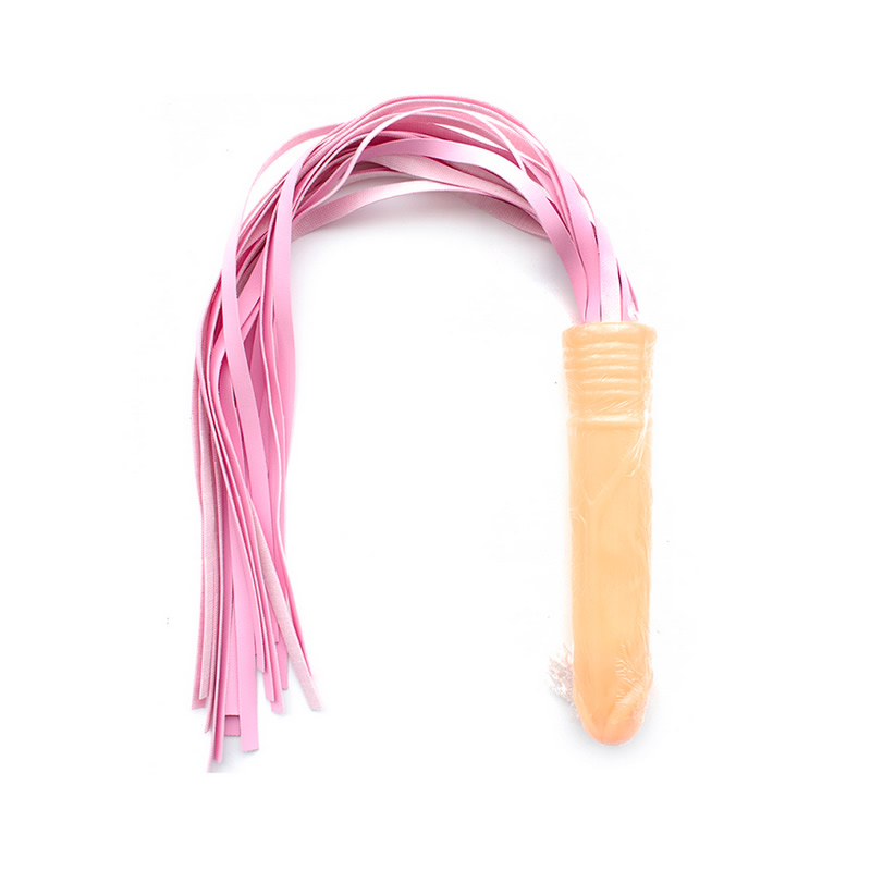 Silicone Dildo Whip New Design BDSM Gear Leather Whipping Crop